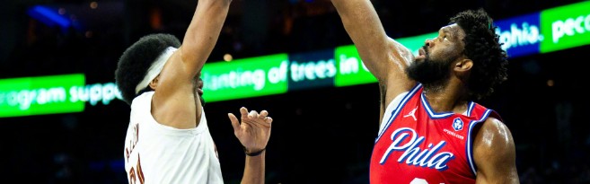 开云体育-中国官网登录入口-恩比德空砍33分米切尔13+9+12，奇兵暴走探花绝杀，骑士逆转76人