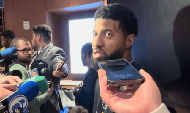 开云体育-中国官网登录入口-乔治采访全文：我已经迫不及待想打周四对阵魔术的比赛了